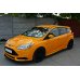 Накладка сплиттер на передний бампер вариант 4 на Ford Focus III ST